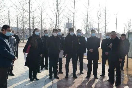 国家园林城市整改工作检查组来滕复查