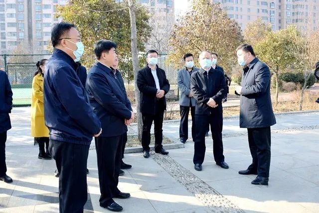 马宏伟到北辛街道调研重点项目建设情况