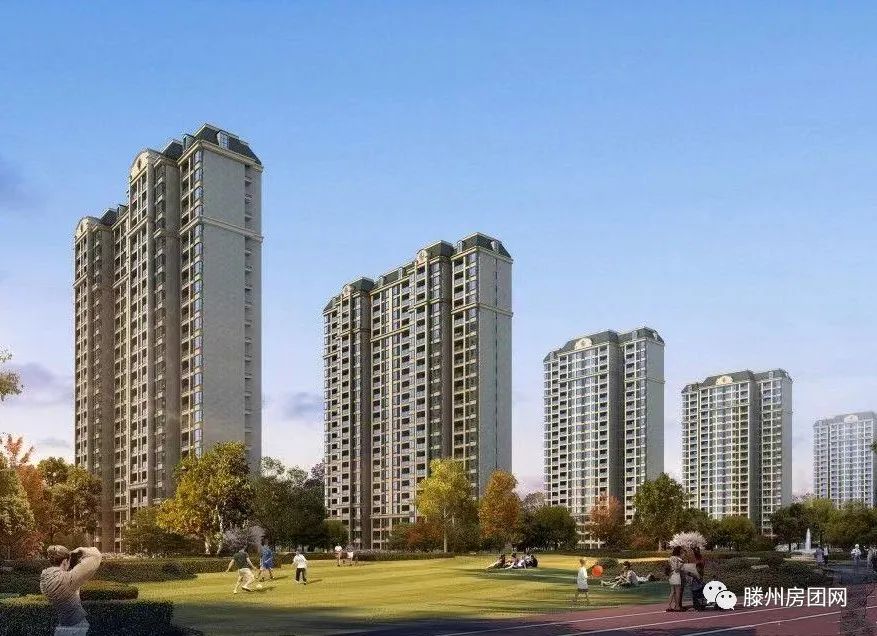 均价8500元/㎡ 滕州城西一楼盘盛大开