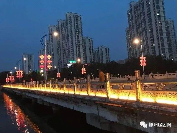 滕州市政工程管理服务中心实施茂源桥亮化，